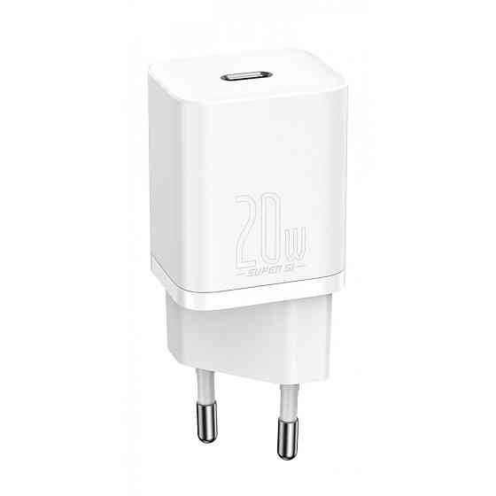 Сетевое зарядное устройство для Baseus Super Silicone PD Charger 20W Type-C белый Львов