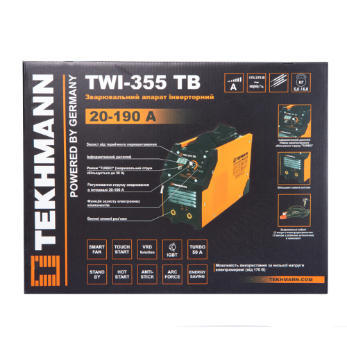 Зварювальний апарат TWI-355 TB Tekhmann Житомир - изображение 9