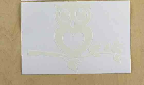 Світна наклейка "Сова" Київ