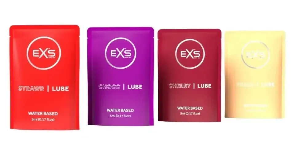 Набор из 20 шт ароматизированных универсальных гелей-лубрикантов EXS Flavoured Lube Sachets, 20х5 ml Sex Aura Киев - изображение 2