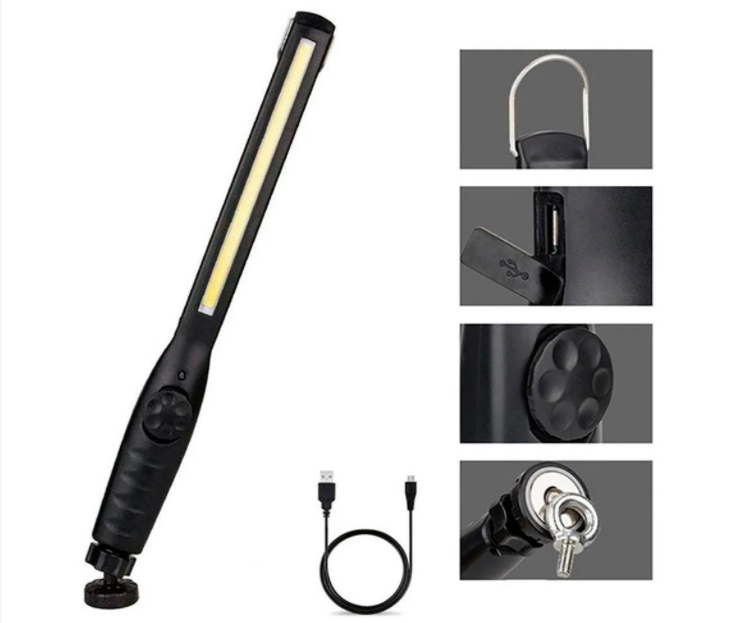 Ліхтар для кемпінгу BL-821, COB, автомобільний, акумуляторний з магнітом, 6984 Дніпро - фото 1