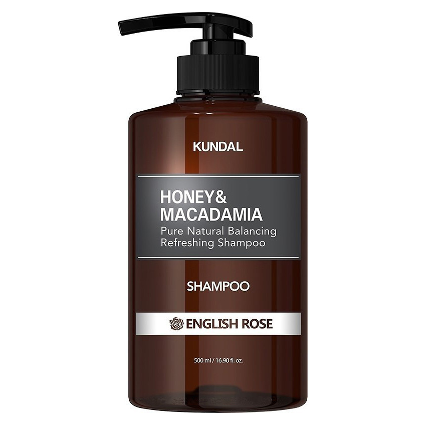 Восстанавливающий шампунь с медом и маслом макадамии Honey & Macadamia Nature Shampoo English Rose Kundal 500 мл Киев - изображение 1