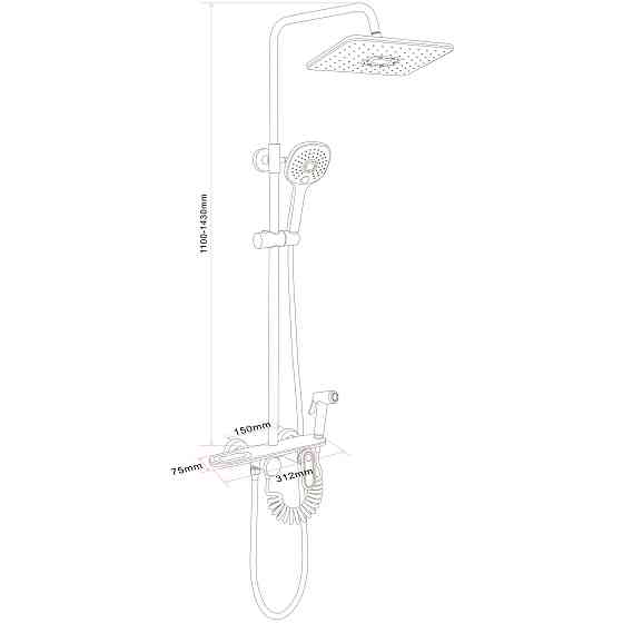 Душова система Globus Lux BETTA  GLBE-2002 Киев