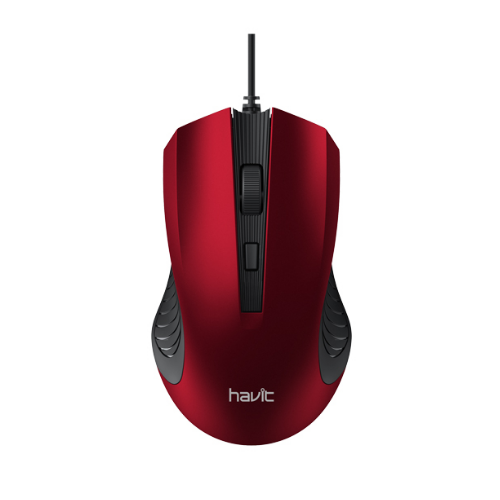 Мишка дротова Havit HV-MS752 чорний/червоний Житомир - изображение 2