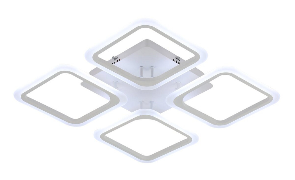 Люстра світлодіодна акрилова стельова 6110-4 WT 74W Коломия - фото 4