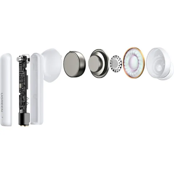 Беспроводные наушники UGREEN HiTune T3 с шумоподавлением белые Киев - изображение 6