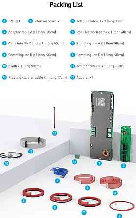 Інверторні BMS JK-PB2A16S30P V.19 300А/600А 2A балансування. Харків