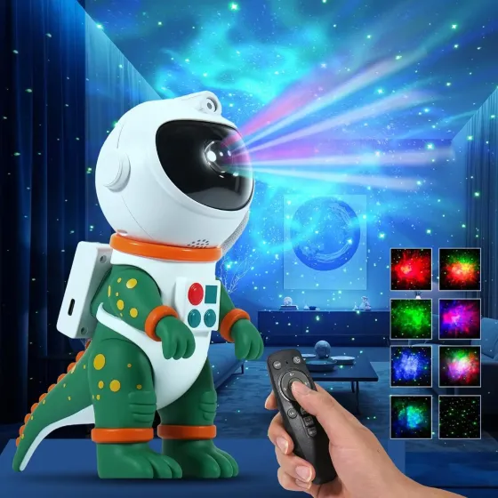 Ночник динозавр астронавт Dinosaur Astronaut Space Projector Коломыя