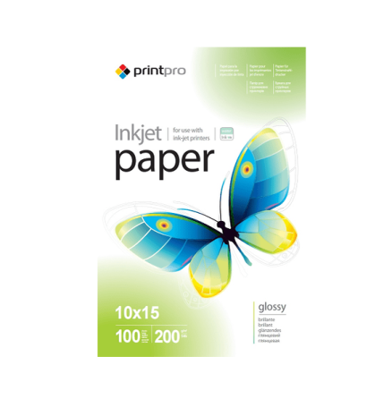 Папір 10*15см глянцевий 200г/м 100 шт ColorWay PrintPro PGE2001004R Житомир