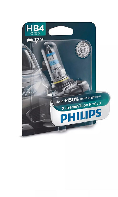 Галогеновая лампа PHILIPS 9006XVPB1 HB4 51W 12V X-treme Vision Pro +150% B1 Харків - фото 1