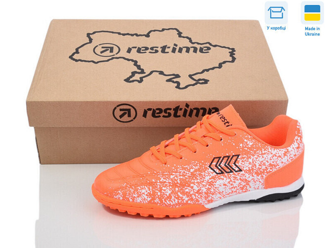 Сороконіжки підліткові Restime DW024406-1 orange-white, р. 31-35 Вишневе - фото 1