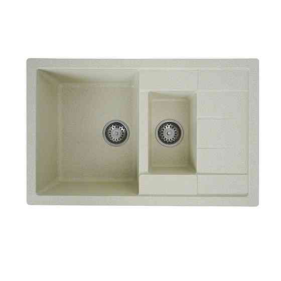 VALESO Гранітна мийка для кухні VALESO TOSKANA 7850W матова Пісок Коломия