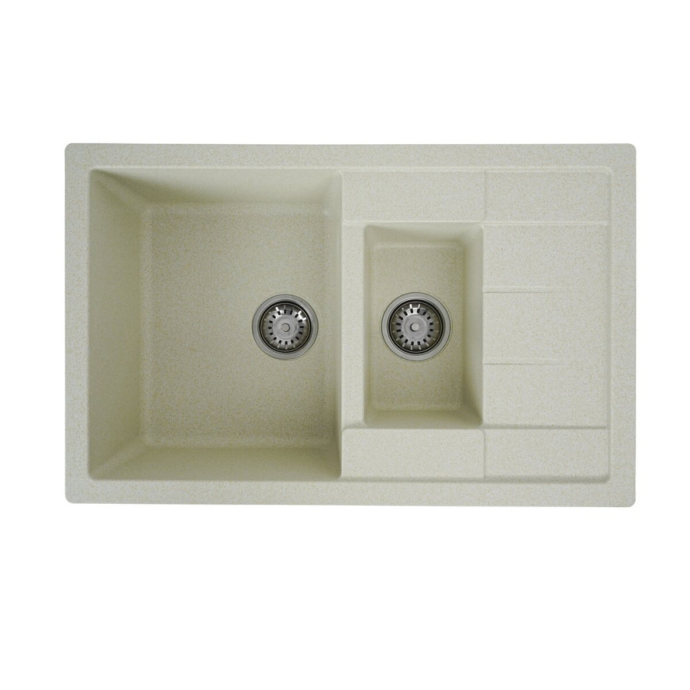 VALESO Гранітна мийка для кухні VALESO TOSKANA 7850W матова Пісок Коломия - фото 1