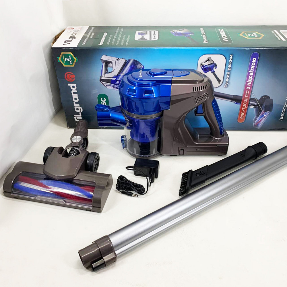 Ручний пилосос для будинку VILGRAND Побутовий господарський пилосос вертикальний RP-12 Львів - фото 10