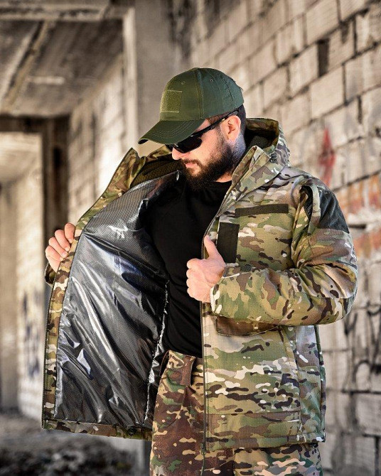Тактична куртка бушлат Persona мультикам Omni-Heat ПП8059 Одеса - фото 3