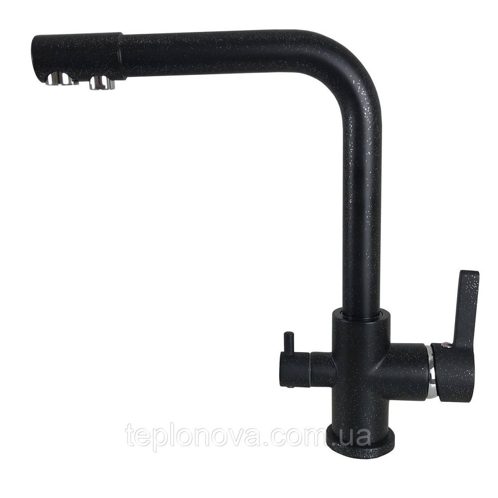 Змішувач для кухні під осмос Globus Lux LAZER GLLR-0444-1-ONIX Чернівці - фото 3