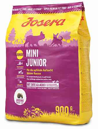 Сухой корм Josera MiniJunior (МиниЮниор) для щенков и взрослых собак мелких пород, 900 г Винница