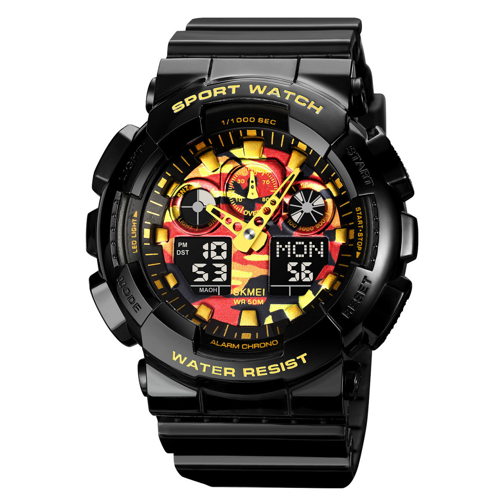 Skmei 1832CMBKGD Black-Gold Camo SALE SBR Киев - изображение 1