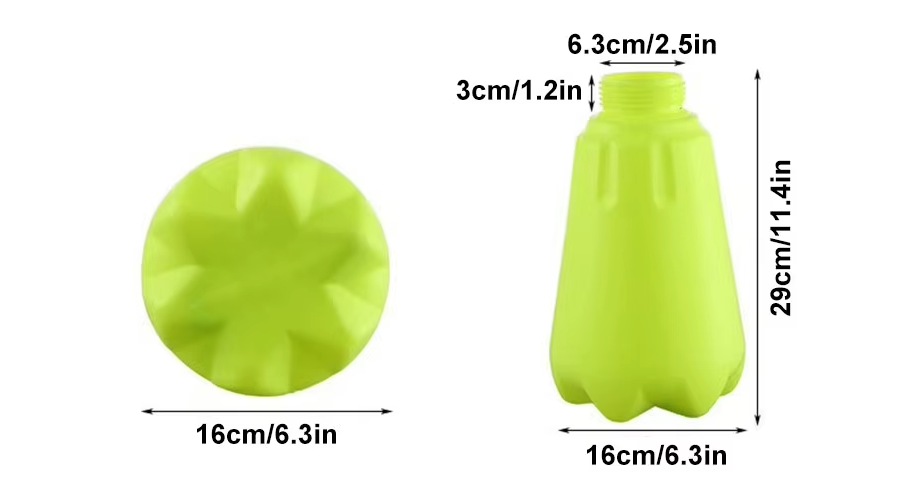 Ручной опрыскиватель для сада и огорода пневматический садовый,пластиковый,жёлтый на 2 литра Каменец-Подольский - изображение 3