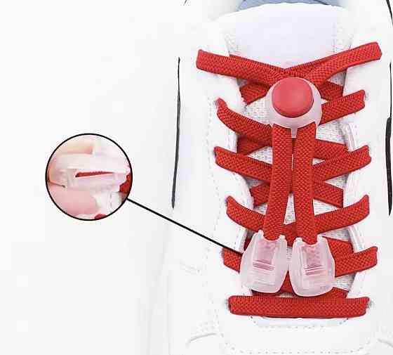Шнурки еластичні без зав'язок з пластиковими фіксаторами Смела
