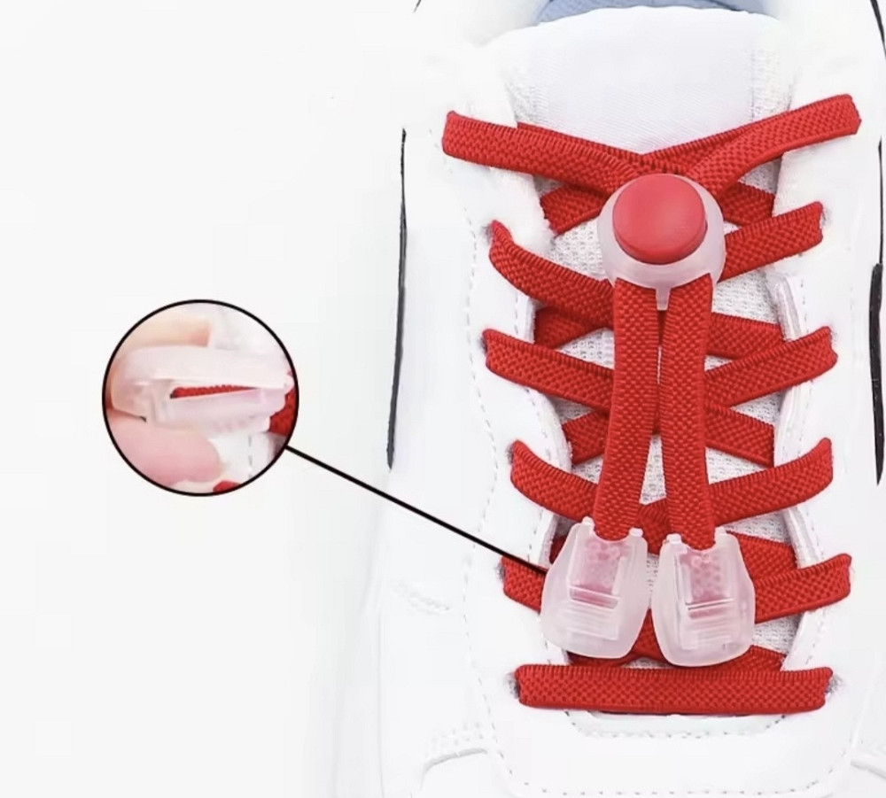 Шнурки еластичні без зав'язок з пластиковими фіксаторами Смела - изображение 4