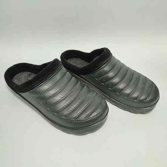 Калоші жіночі без задника хутро Верта ВМ34 оливкові Харків