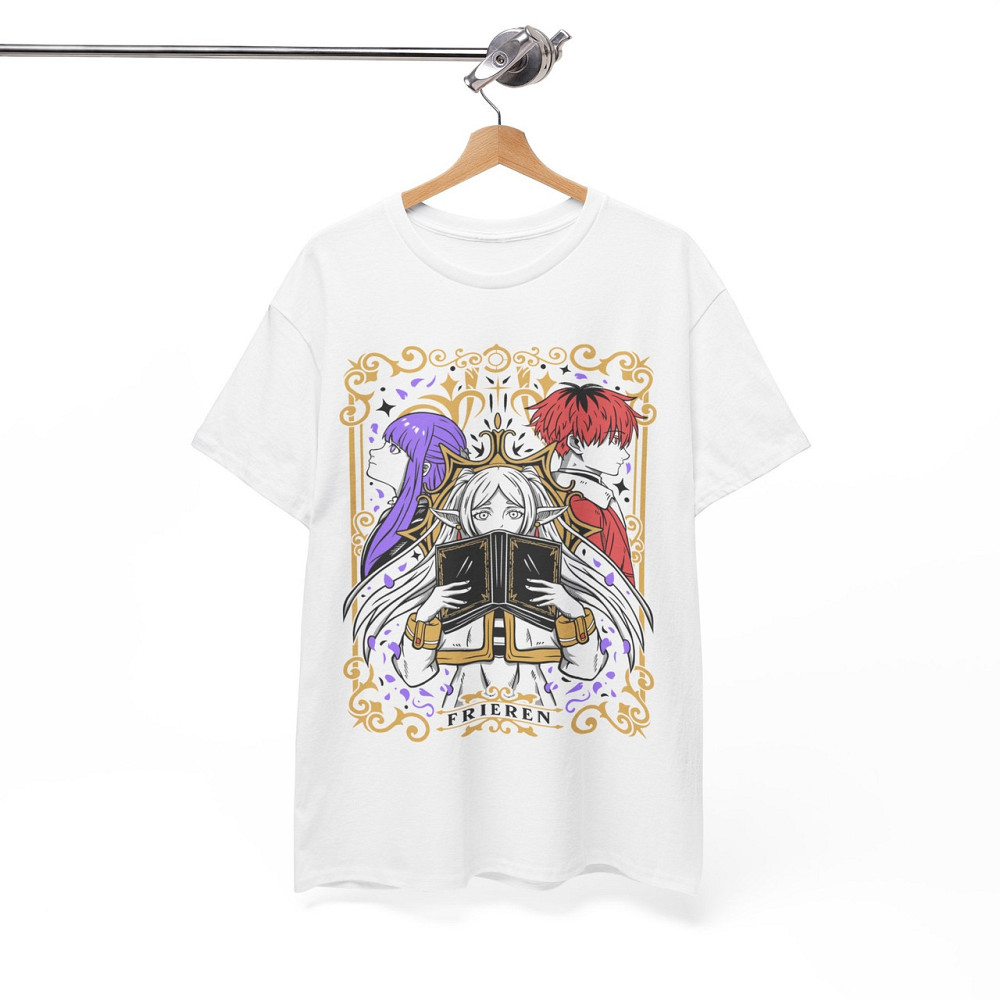 Футболка для хлопчика з аніме принтом Ферн Старк Слееве Фріерен оверсайз (зріст від 165 до 180) Чорний AnimeJ0284m Дніпро - фото 8