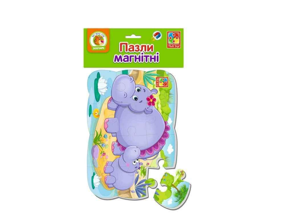 Пазлы магнитные А5 Бегемотики VT3205-76 ТМ VLADI TOYS Киев - изображение 1