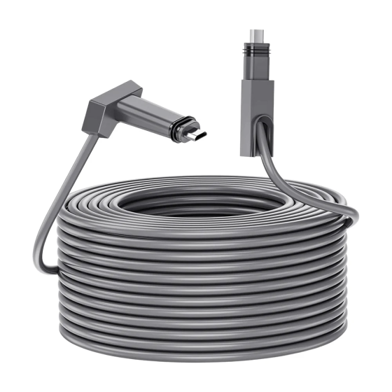 Дата кабель для Starlink Satellite Gen2 V2 (разъем SPX) Ethernet Cat5E 24AWG (23 метра) Серый Киев