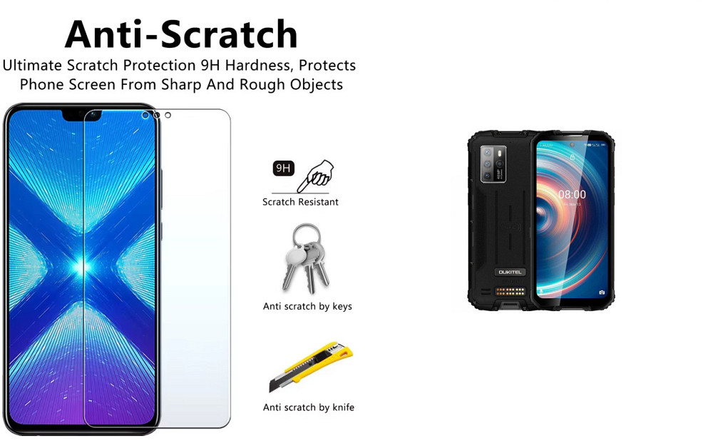 Захисне скло NeoGlass для Oukitel WP10 – надпрозоре та стійке Київ - фото 1