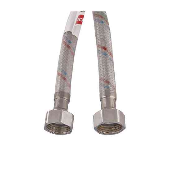 Гибкий шланг для подключения воды гайка 1/2'' - гайка 1/2'' (40 см) (силик. оболочка) Zerix (ZX3008) Киев