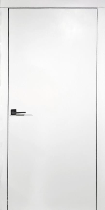 Міжкімнатні двері прихованого монтажу Comeo Porte Plato Ral 9003 600 мм*2000 мм Двері прихованого монтажу Київ - фото 1