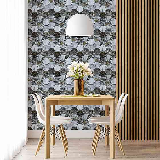 Декоративна самоклеюча плитка Соти Київ