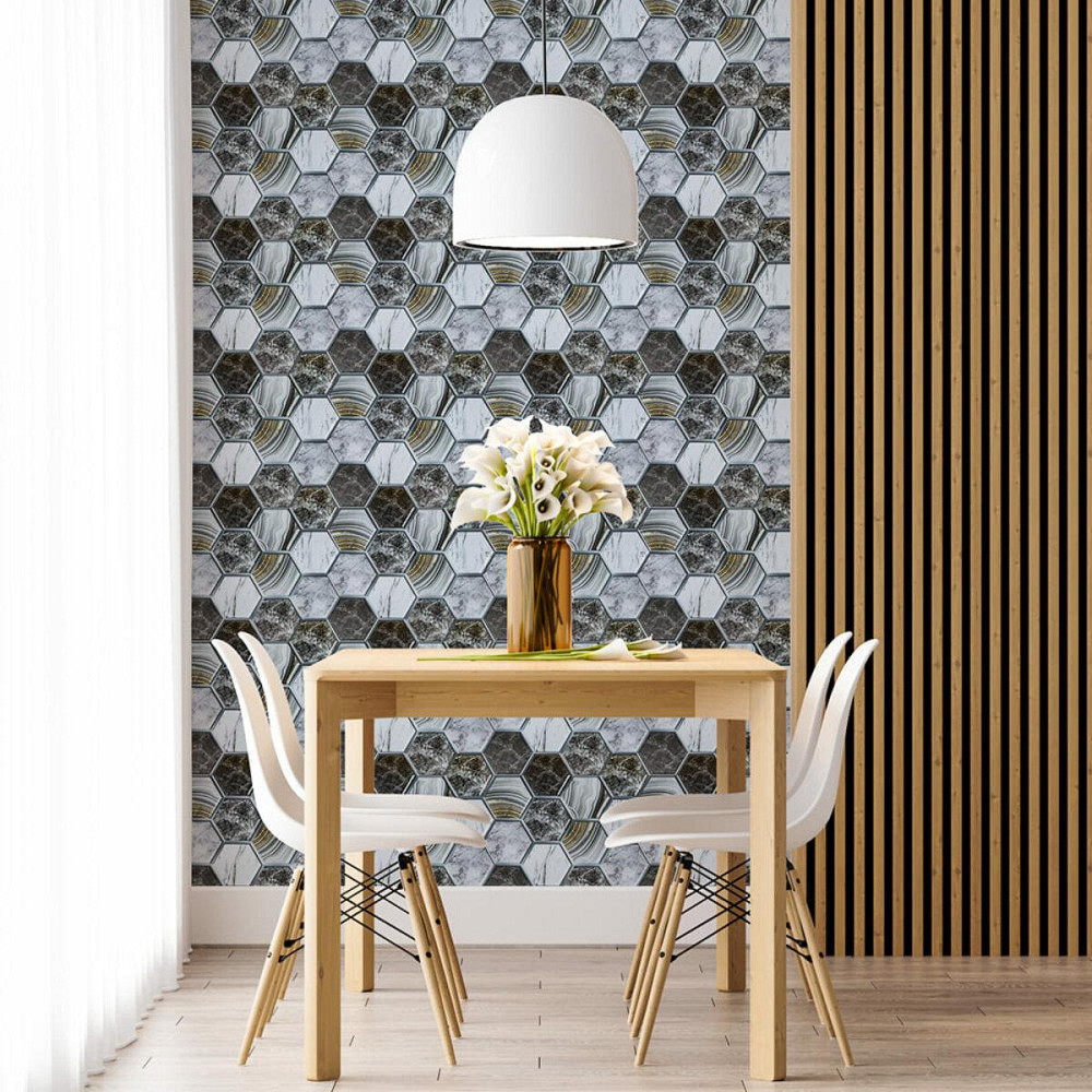 Декоративна самоклеюча плитка Соти Київ - фото 5