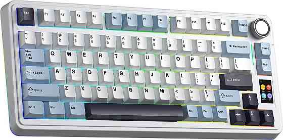 Клавіатура бездротова Aula S75 Pro White (6978080502148) ( 15548 ) Харьков