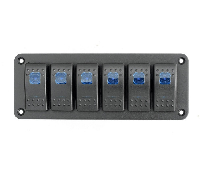 Панель Переключения На 6 Кнопок Синий Led Киев - изображение 1