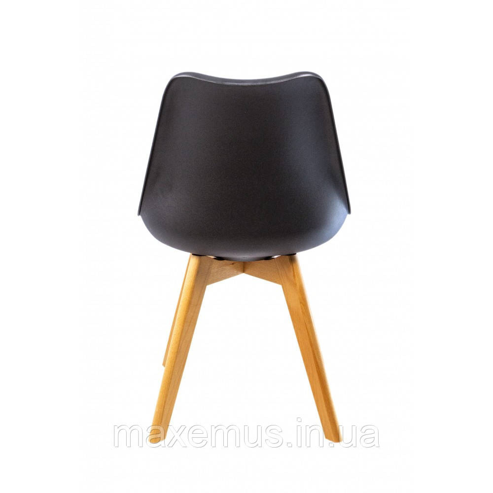 Кресло кухонное для дома и кафе бонро B4 8 7 обеденный стул со спинкой современный стул для кухни черный Мостиська - фото 3