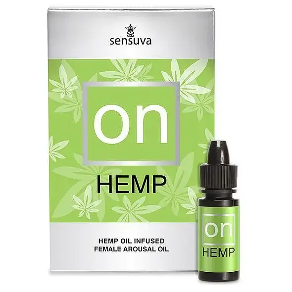 Збуджувальні краплі для клітора Sensuva - ON for Her Hemp Infused Arousal Oil (5 мл) з олією конопел Львов - изображение 1