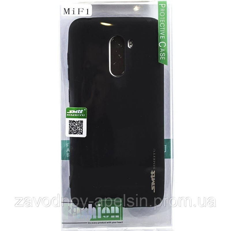 Xiaomi Pocophone F1 Poco Силіконовий чохол (чорний) Одеса - фото 2