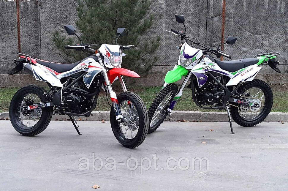 Мотоцикл SKYBIKE CRDX 200 (MOTARD) Об'єм 196.4м3 14.3 к.с. 110/70-17"/130/70-17"купити в інтернет-магазині дешево Одеса - фото 7