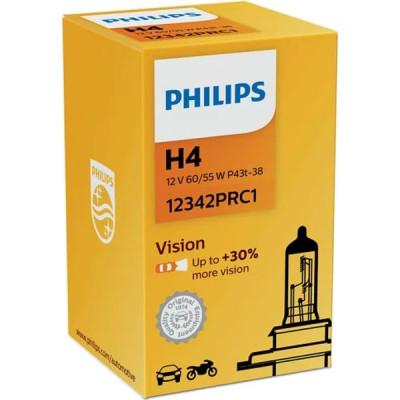 Автолампа Philips 12342PRC1 H4 12V 60/55W (2361) Вінниця - фото 1