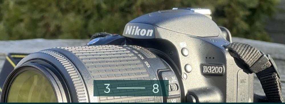 Фотоаппарат Nikon D3200 як нова + Nikkor 55-200mm 1:4- 5.6G. Киев - изображение 6