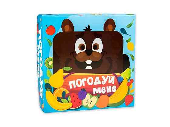 Настільна гра Погодуй мене бобер розвиваюча (укр) 30378 ТМ STRATEG   Solmir Київ
