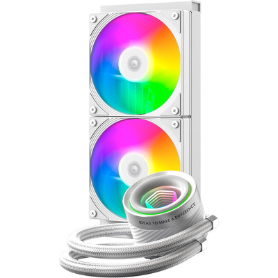 Система жидкостного охлаждения ID-Cooling FX240 INF White (FX240 INF WHITE) Винница - изображение 8