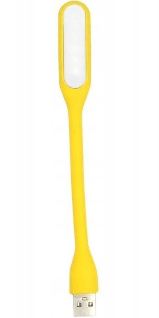 Світлодіодна USB Лампа гнутка 17 см Led Light для ноутбуків та повербанків Yellow Нововолинськ - фото 3