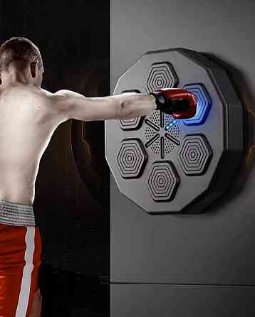 Интерактивная настенная мишень для бокса 40×40×7,5 см с Bluetooth и подсветкой ударных зон Киев