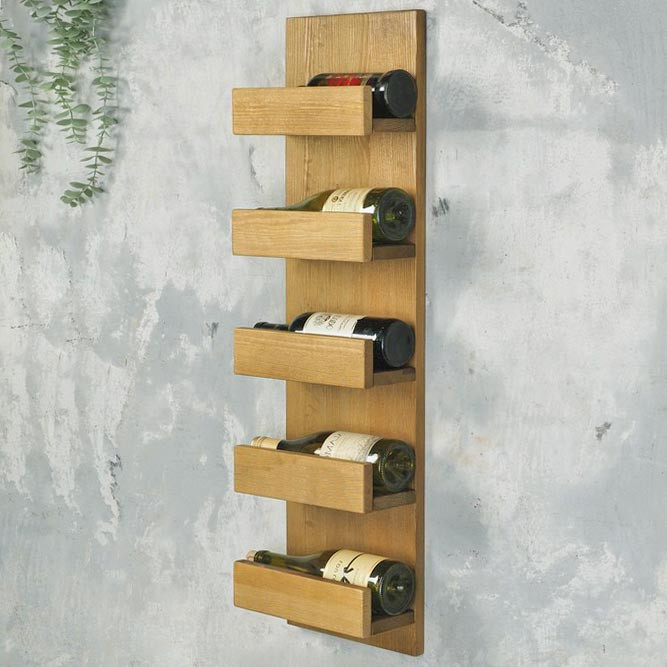 Настінна винна полиця "Юкан" сієна Миколаїв - фото 1