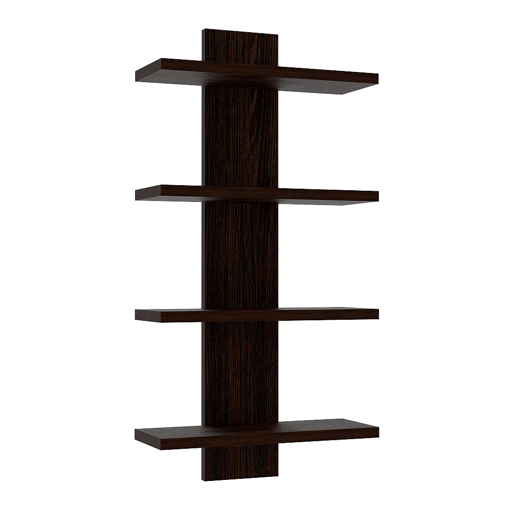 Полиця навісна ПН-5, Венге Магія, 350/140/700 Львів - фото 1