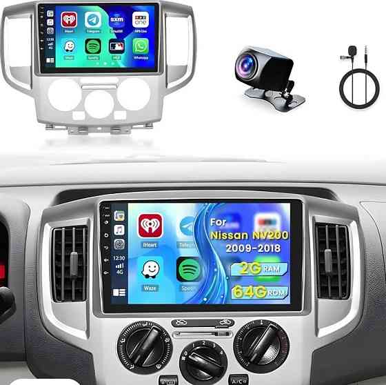 Автомобильная Android 13.0 Carplay 2G+64G GPS WIFI для Nissan NV200. Харьков
