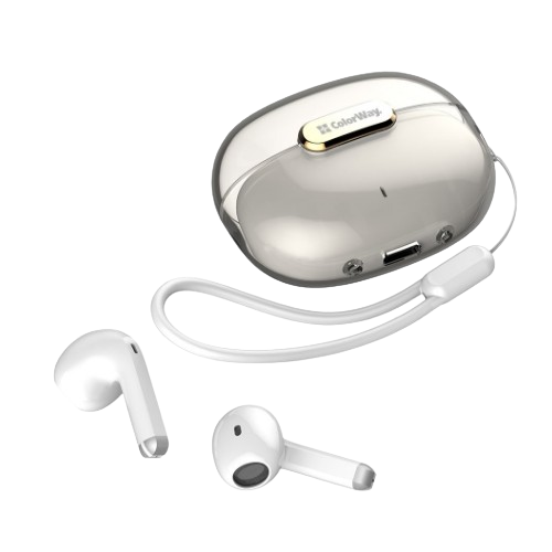 Навушники бездротові ColorWay slim CW-TWS2WT Earbuds білий Житомир - фото 9
